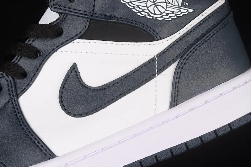 All categories Air Jordan Jordan series basketball shoes Air Jordan 1 Mid Different versions Air Jordan 1 Mid "Dark Teal" AJ1 Qiao 1 Qinglan China basketball shoes 554724-411